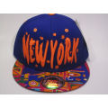 Custom Design Embroidery Digital Print Brim Snapback Cap